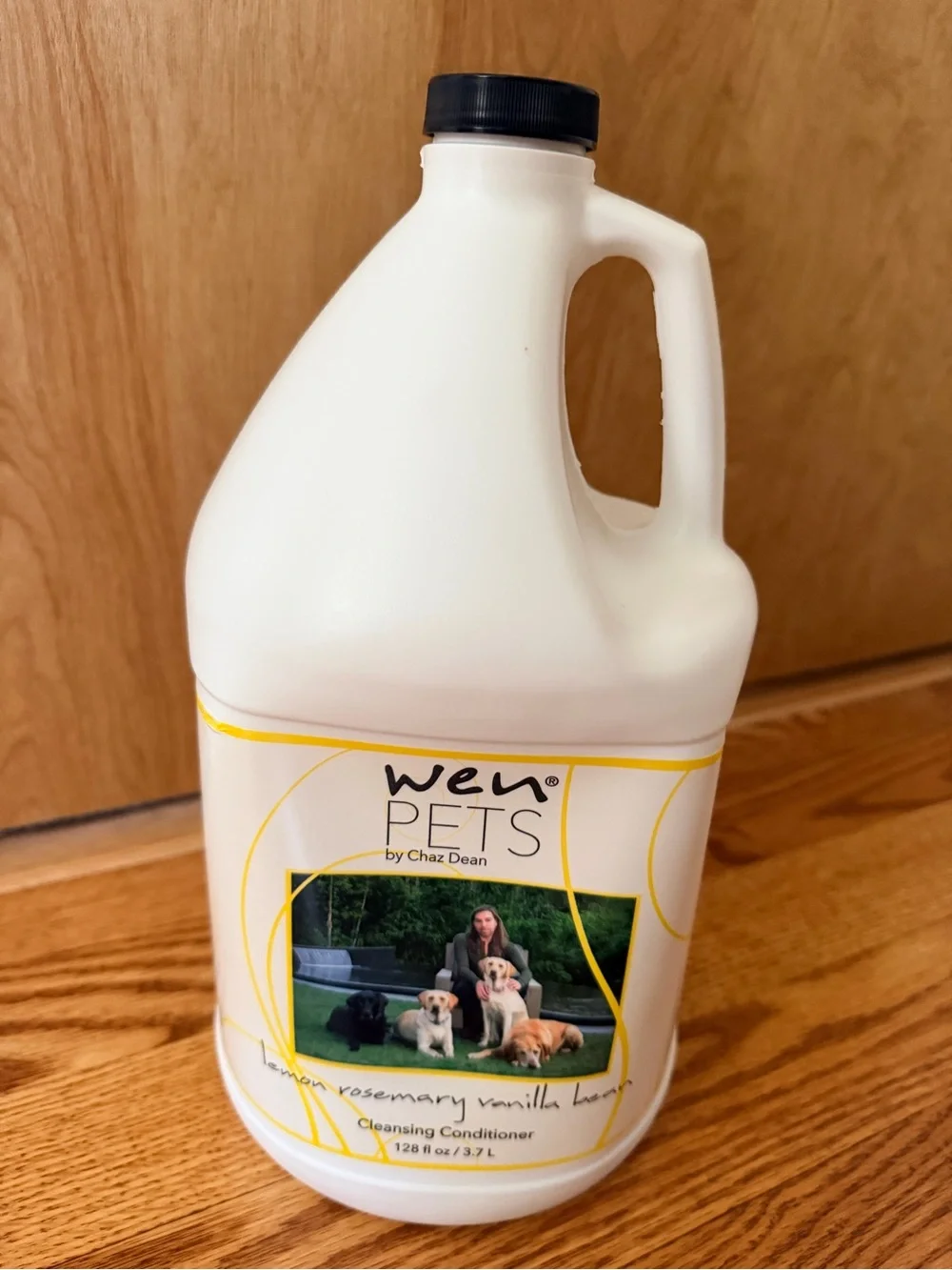 WEN by Chaz Dean Pets 1 Gallon Conditioning Cleanser - Lemon Rosemary NEW